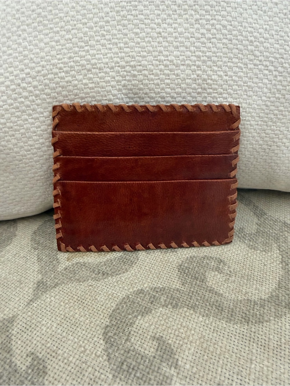 Leather card wallet